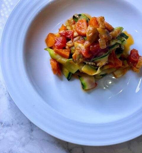 Zucchini Noodles with Turkey Bolognese
