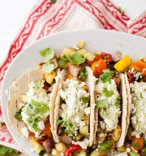 Grilled Summer Veggie Tacos